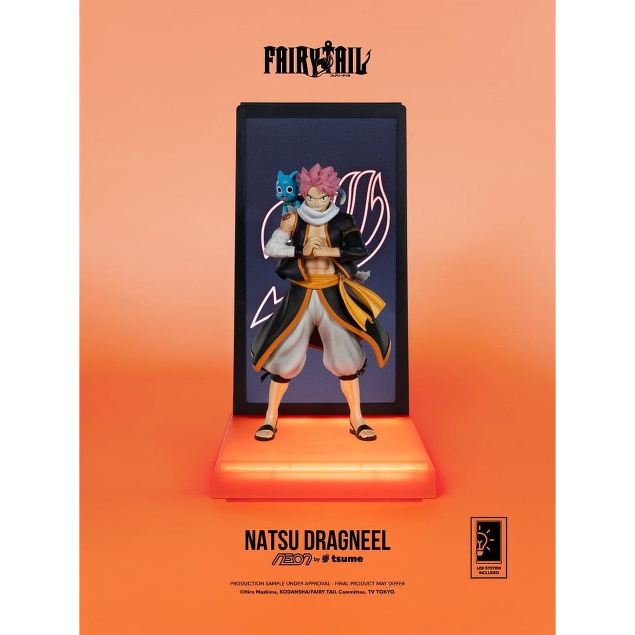 Zdjęcie produktu Fairy Tail - Figurka Neon Natsu Dragneel 1:9