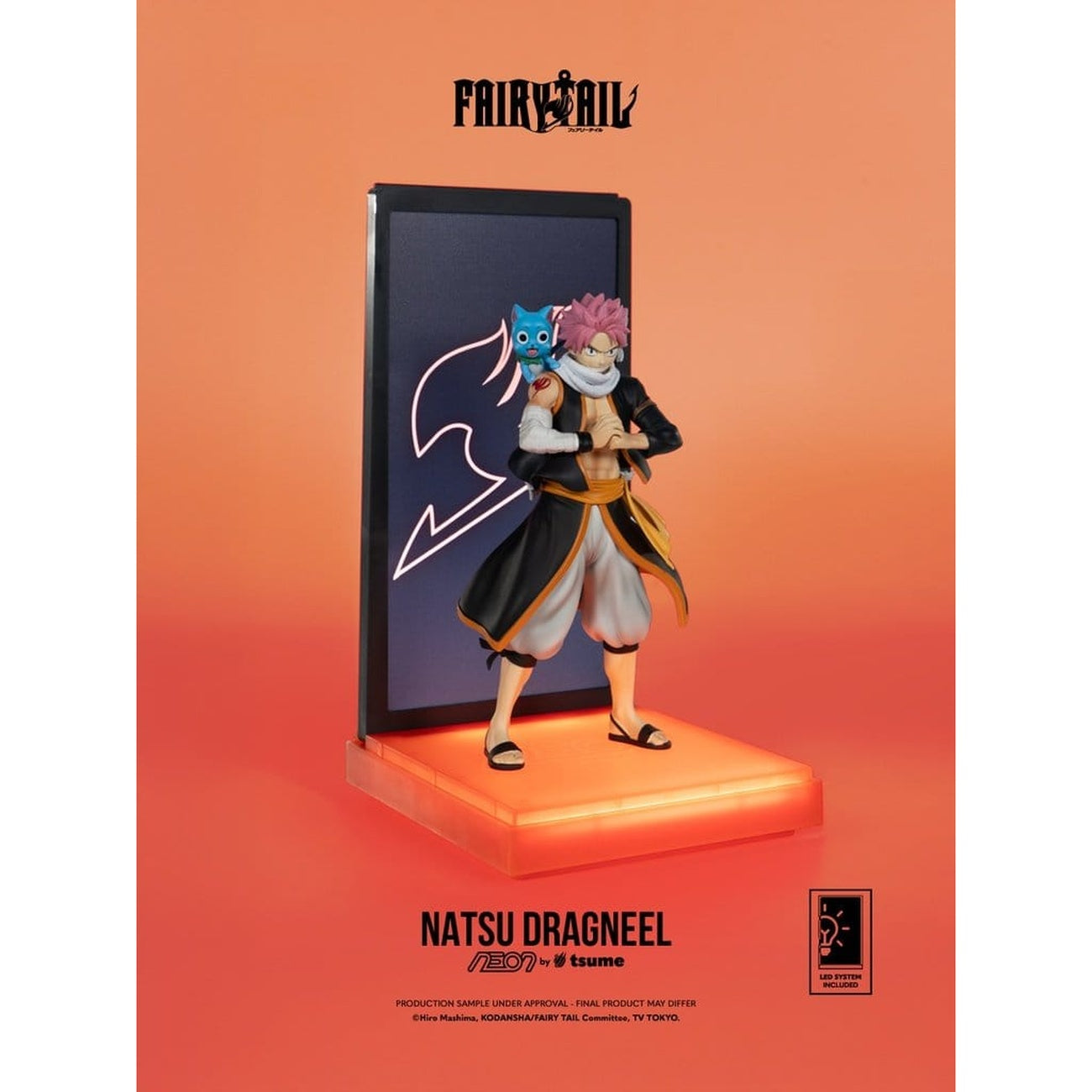Zdjęcie produktu Fairy Tail - Figurka Neon Natsu Dragneel 1:9