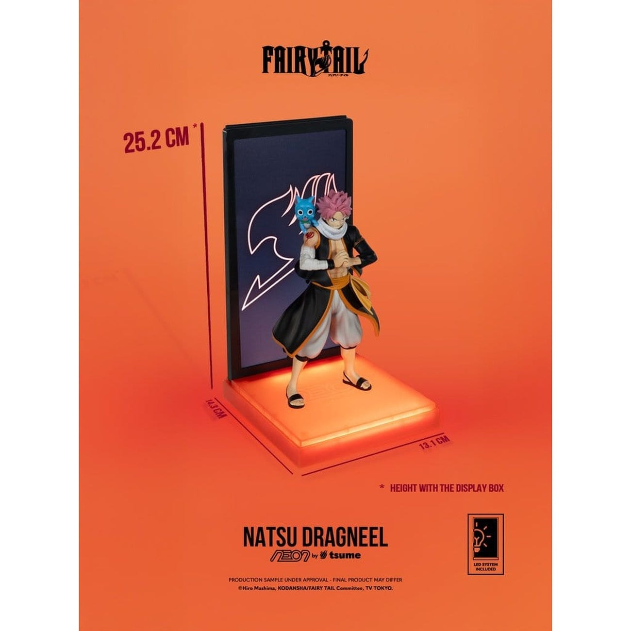 Zdjęcie produktu Fairy Tail - Figurka Neon Natsu Dragneel 1:9