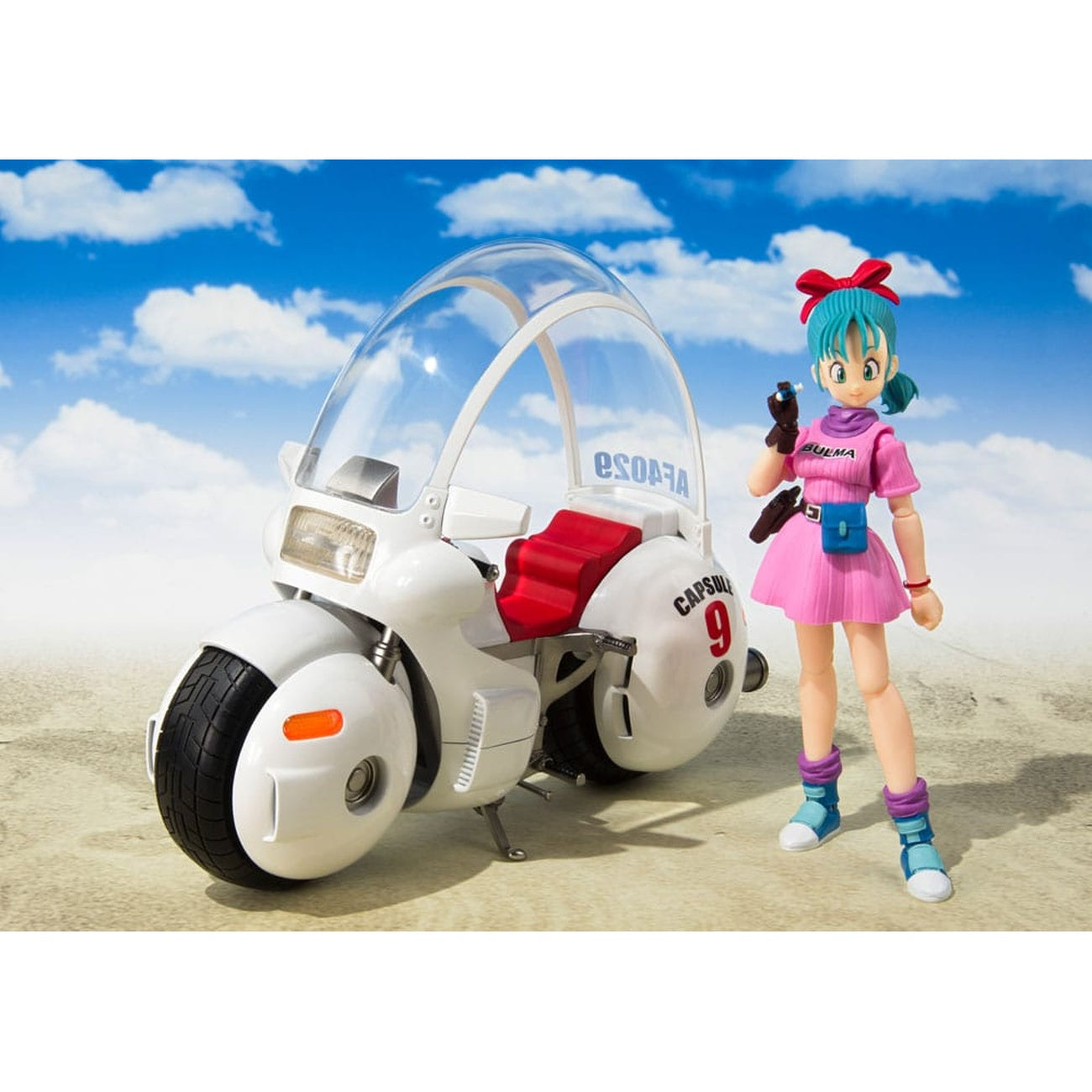 Product image Dragon Ball - Bulma with Hoipoi Capsule No. 9 S.H. Figuarts Set