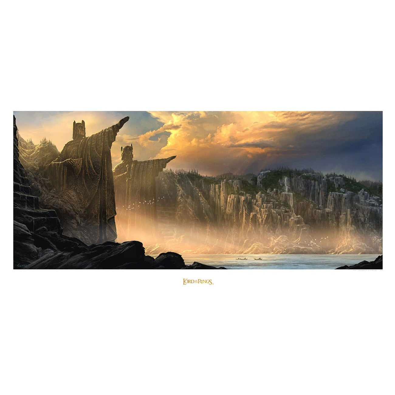 Product image The Lord of the Rings - Argonath, the Pillars of the Kings Art Print