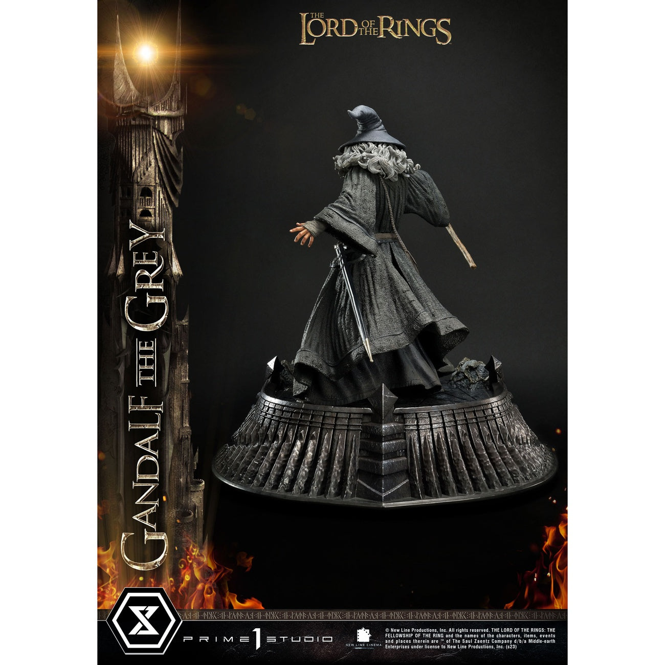 Zdjęcie produktu Władca Pierścieni – Figurka Gandalf Szary 1:4