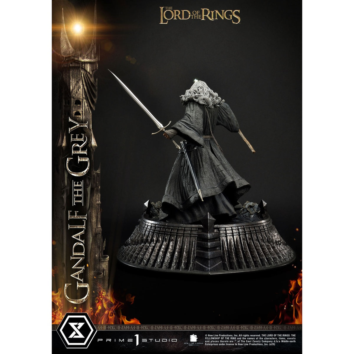 Zdjęcie produktu Władca Pierścieni – Figurka Gandalf Szary 1:4