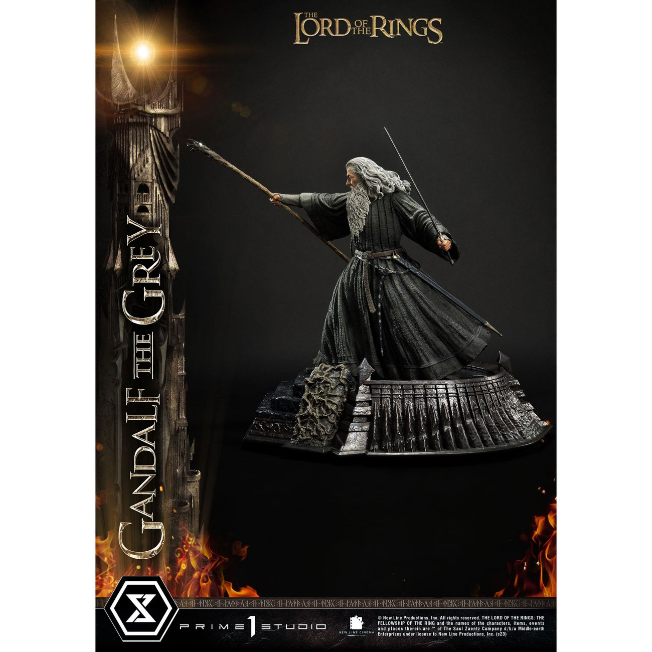 Zdjęcie produktu Władca Pierścieni – Figurka Gandalf Szary 1:4