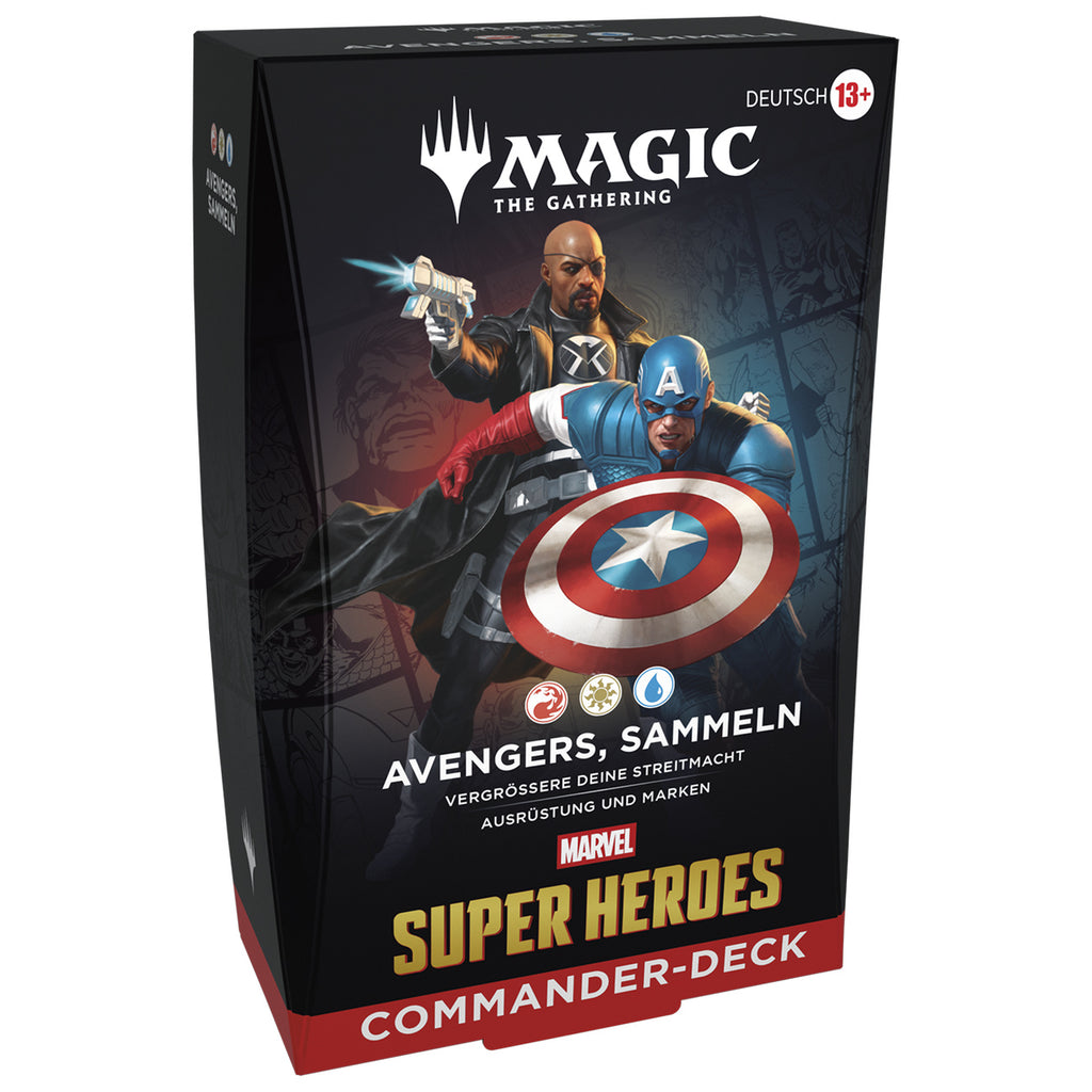 Zdjęcie produktu Marvel Super Heroes Avengers Talia Commander wersja niemiecka - Magic The Gathering