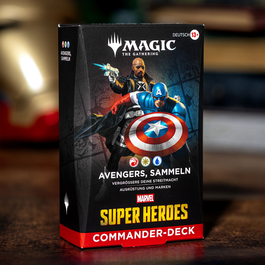 Zdjęcie produktu Marvel Super Heroes Avengers Talia Commander wersja niemiecka - Magic The Gathering