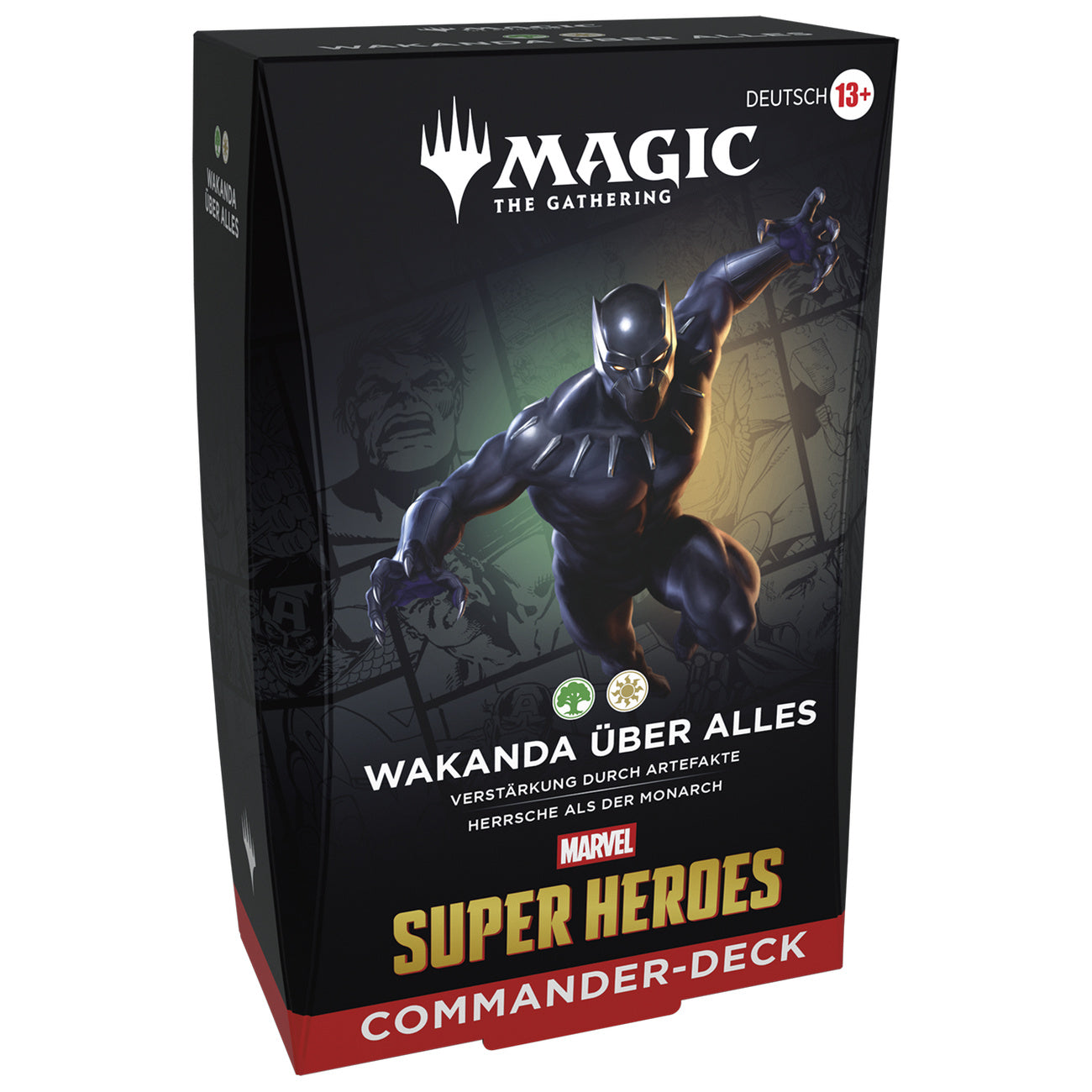 Product image Marvel Super Heroes Wakanda Forever Commander Deck German Version - Magic: The Gathering