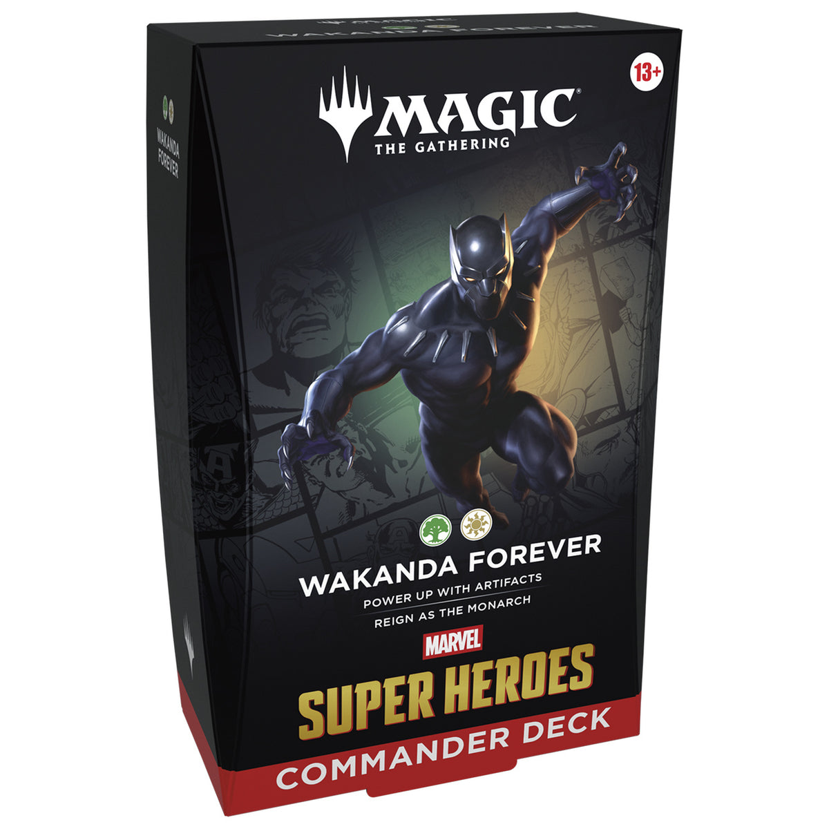 Zdjęcie produktu Marvel Super Heroes Wakanda Forever Talia Commander Angielska Wersja - Magic: The Gathering