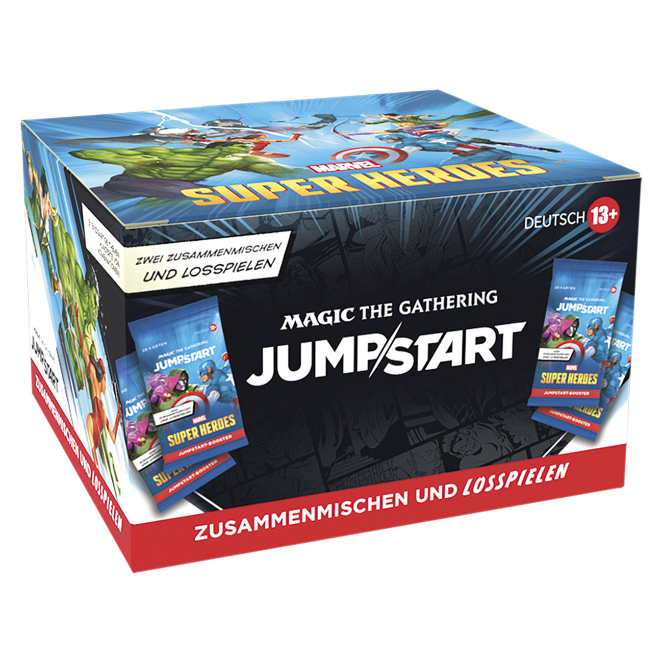 Zdjęcie produktu Marvel Super Heroes Jumpstart Booster wersja niemiecka – Display Magic: The Gathering