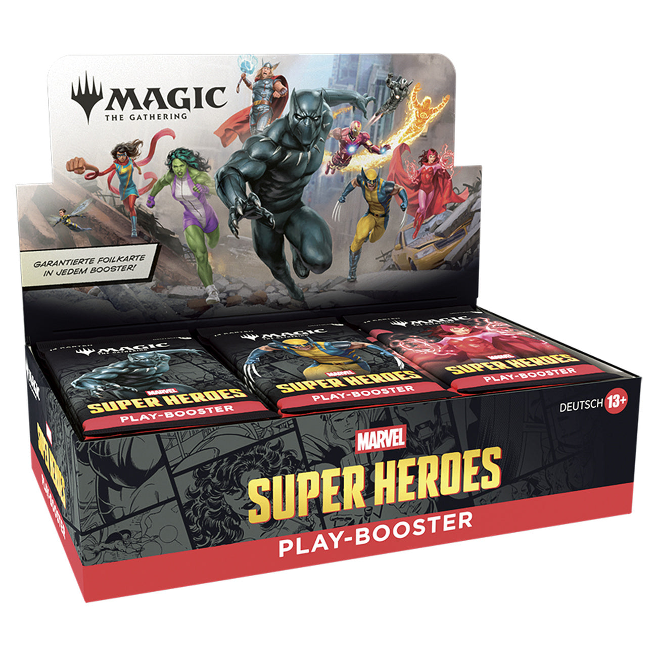 Product image Marvel Super Heroes Play Booster German Version - Magic: The Gathering Display