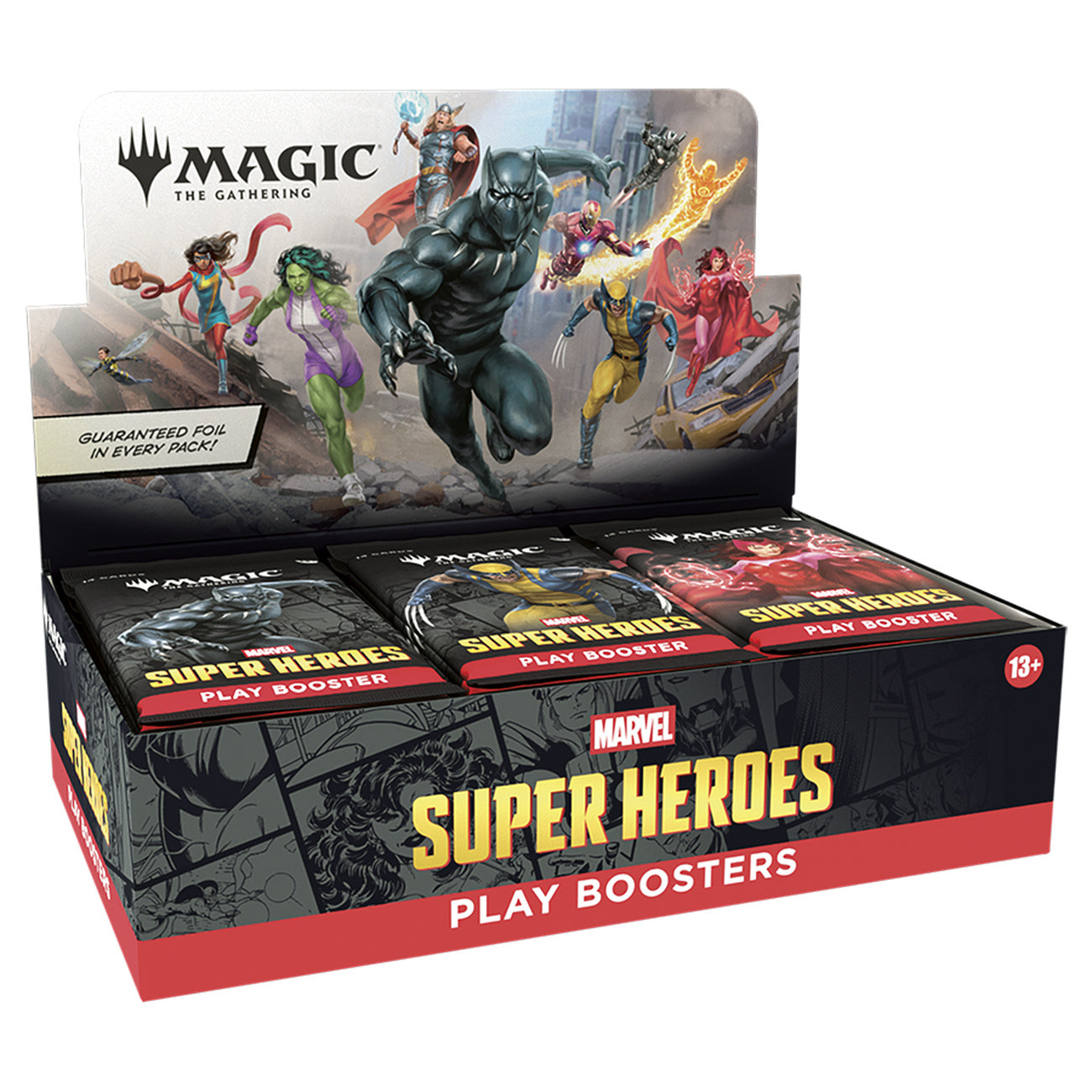 Zdjęcie produktu Marvel Super Heroes Play Booster wersja angielska – display Magic: The Gathering