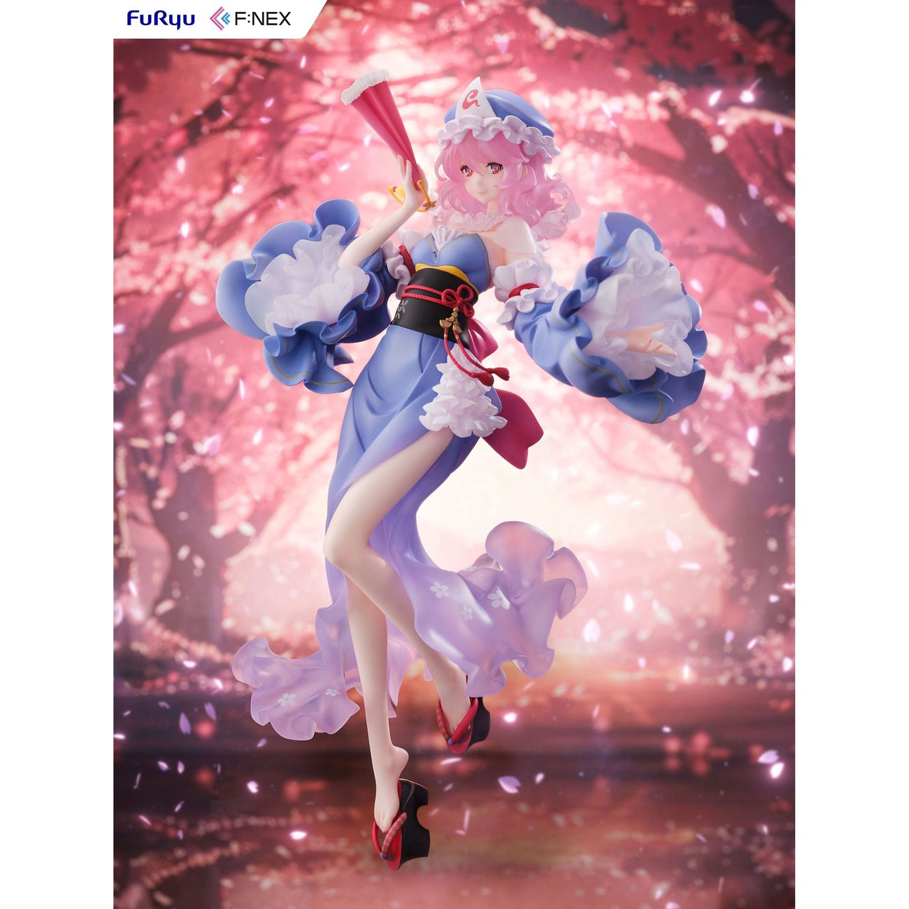 Zdjęcie produktu Touhou Project Figurka 1/6 Yuyuko Saigyouji ilustracja autorstwa Ideolo 30 cm