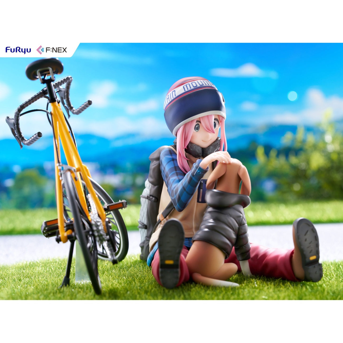 Zdjęcie produktu Laid Back Camp F:NEX Figurka PVC 1/7 Nadeshiko Kagamihara 13 cm