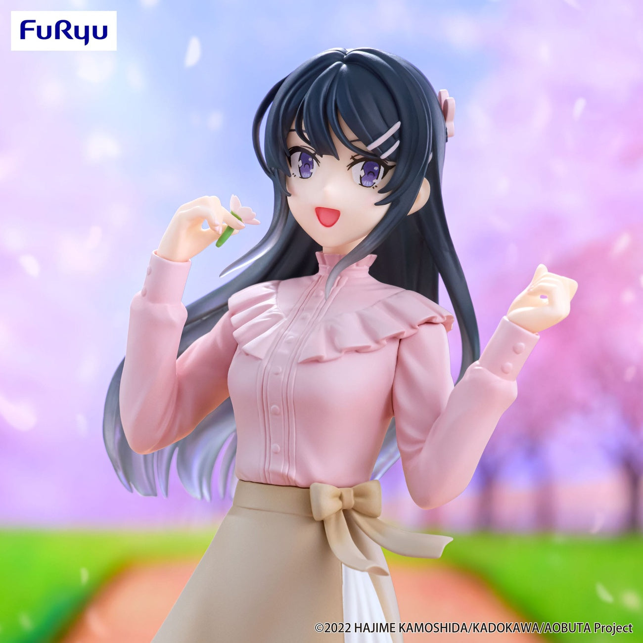 Zdjęcie produktu Rascal Does Not Dream of Bunny Girl Senpai Figura PVC Trio-Try-iT Mai Sakurajima Spring Outfit Ver. 21 cm