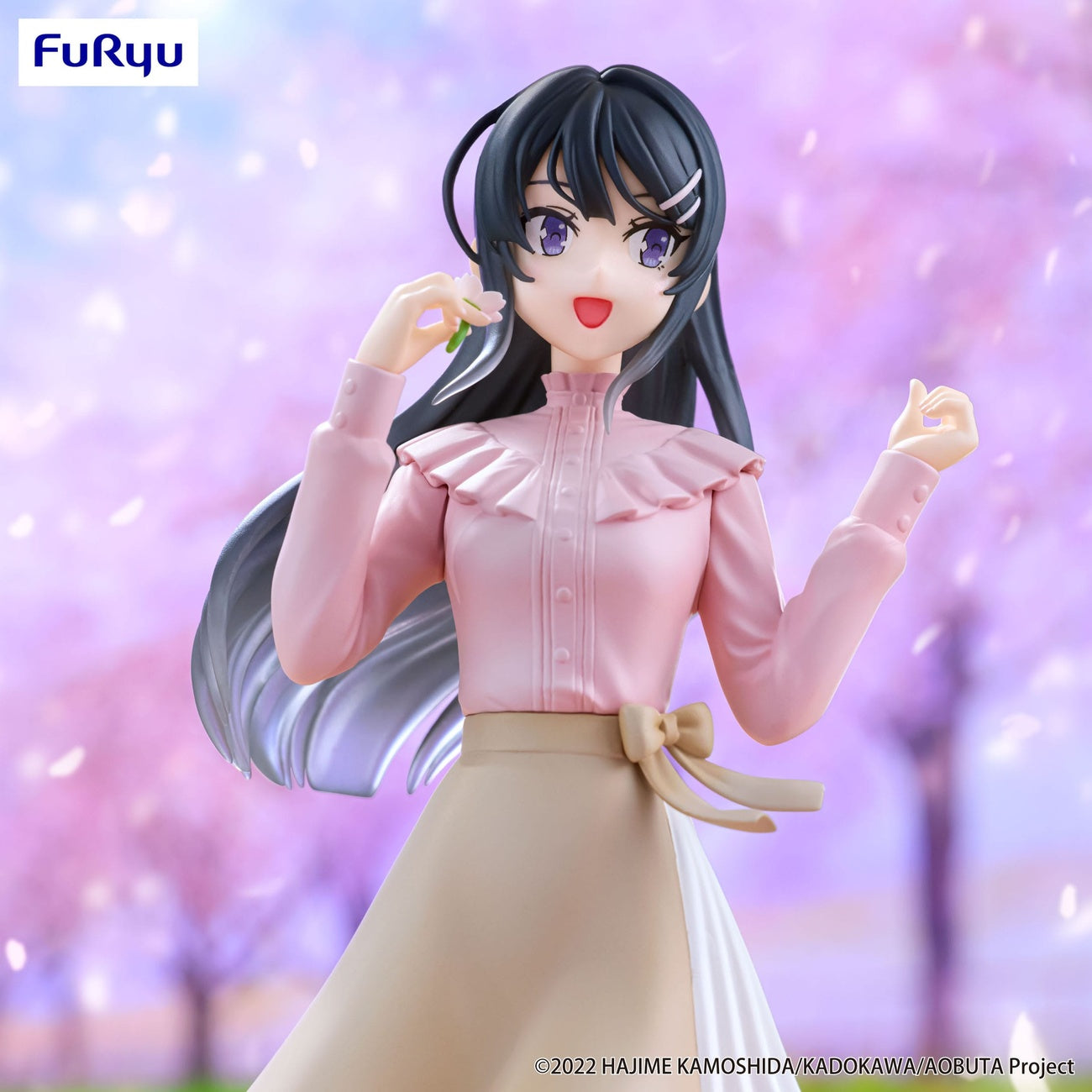 Zdjęcie produktu Rascal Does Not Dream of Bunny Girl Senpai Figura PVC Trio-Try-iT Mai Sakurajima Spring Outfit Ver. 21 cm