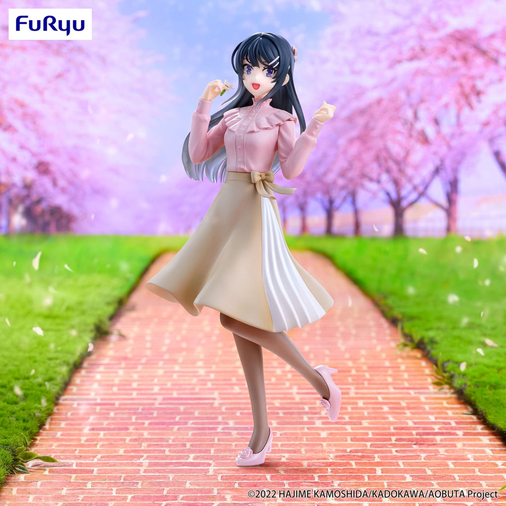 Zdjęcie produktu Rascal Does Not Dream of Bunny Girl Senpai Figura PVC Trio-Try-iT Mai Sakurajima Spring Outfit Ver. 21 cm