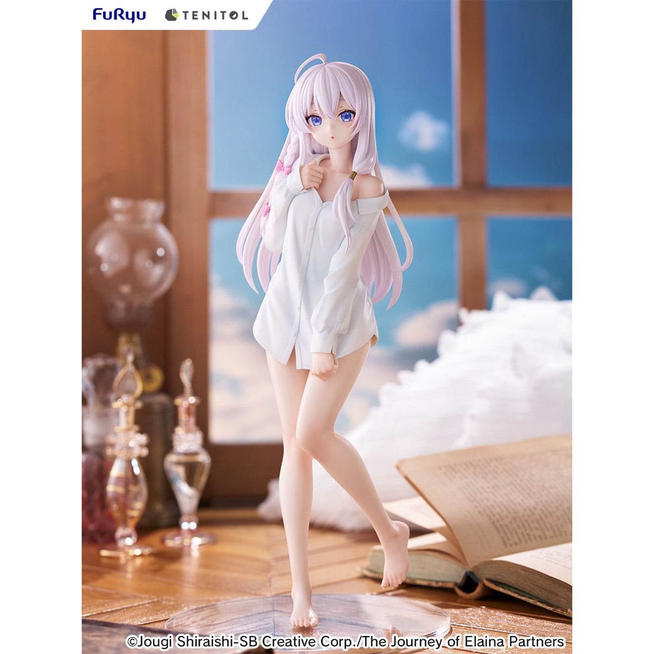 Zdjęcie produktu Wandering Witch: The Journey of Elaina Figurka PVC Tenitol Tall Elaina Shirt Ver. 30 cm
