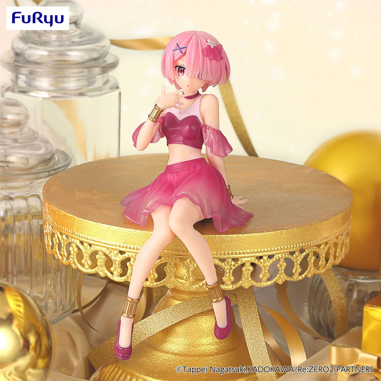 Product image Re:Zero Starting Life in Another World Noodle Stopper PVC Statue Ram Twinkle Party Another Color Ver. 14 cm