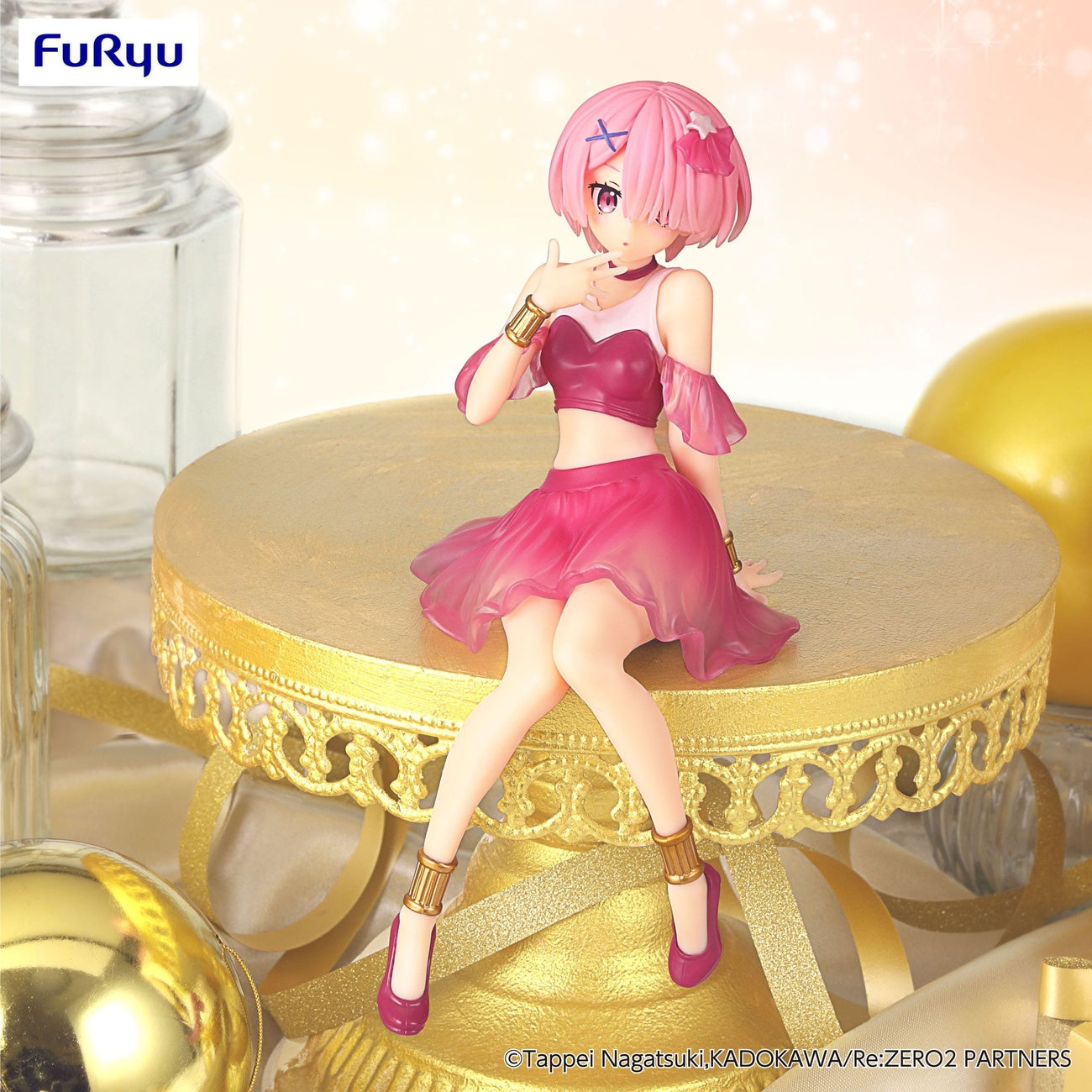 Product image Re:Zero Starting Life in Another World Noodle Stopper PVC Statue Ram Twinkle Party Another Color Ver. 14 cm