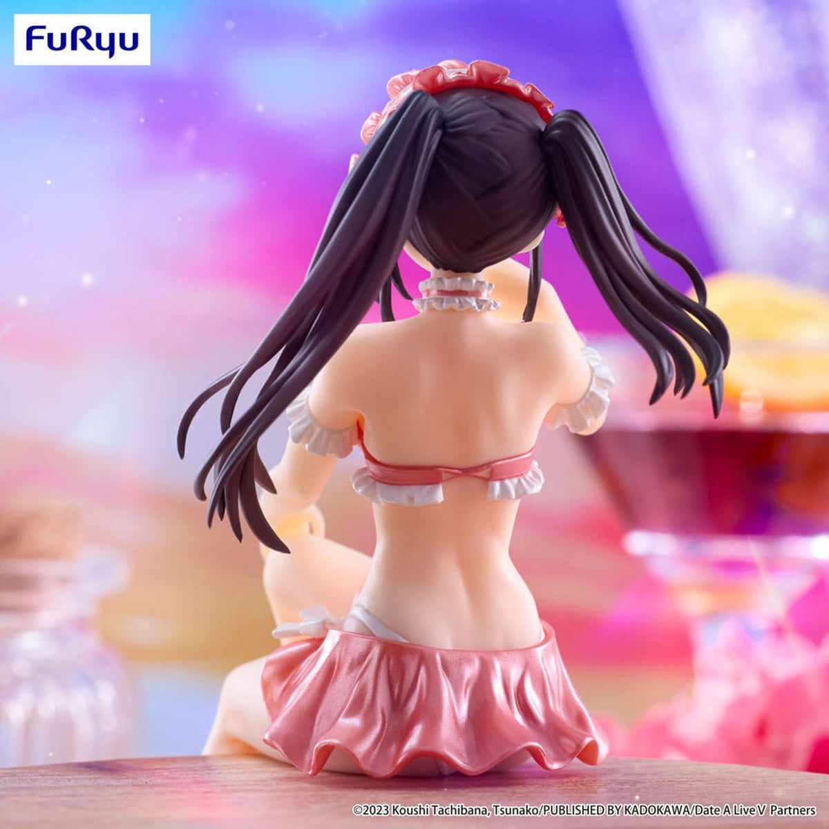 Zdjęcie produktu Date A Live V Figurka PVC Noodle Stopper Kurumi Tokisaki Swimsuit Pastel Red Color Ver. 15 cm