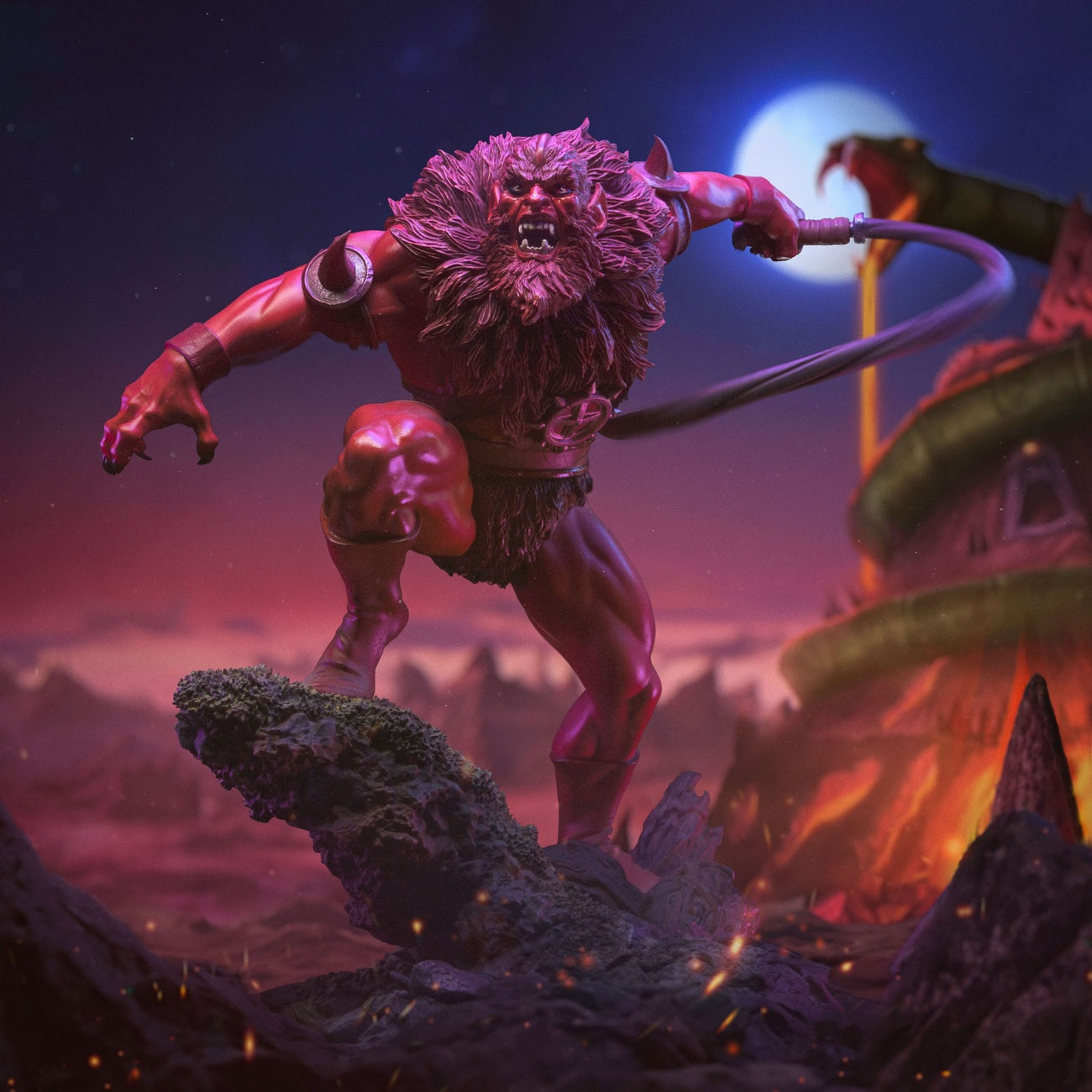 Zdjęcie produktu Masters of the Universe Figura Art Scale 1/10 Red Beast Man (Exclusive 2024) 23 cm