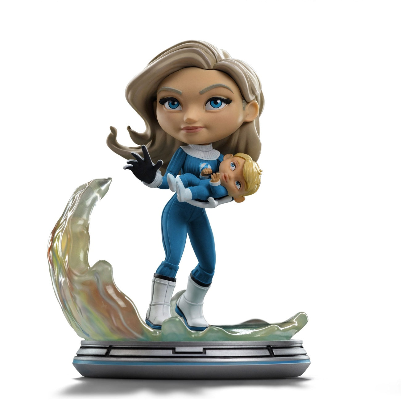 Zdjęcie produktu Fantastic Four Mini Co. figurka PVC Invisible Woman i Franklin 15 cm