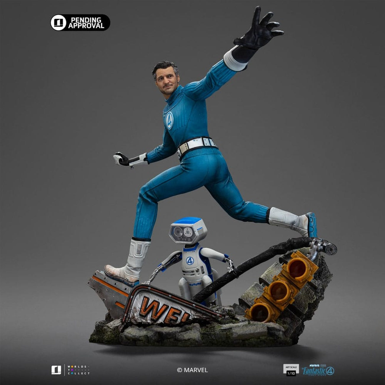 Zdjęcie produktu Fantastic Four Figurka Art Scale 1/10 Mr. Fantastic i H.E.R.B.I.E 26 cm