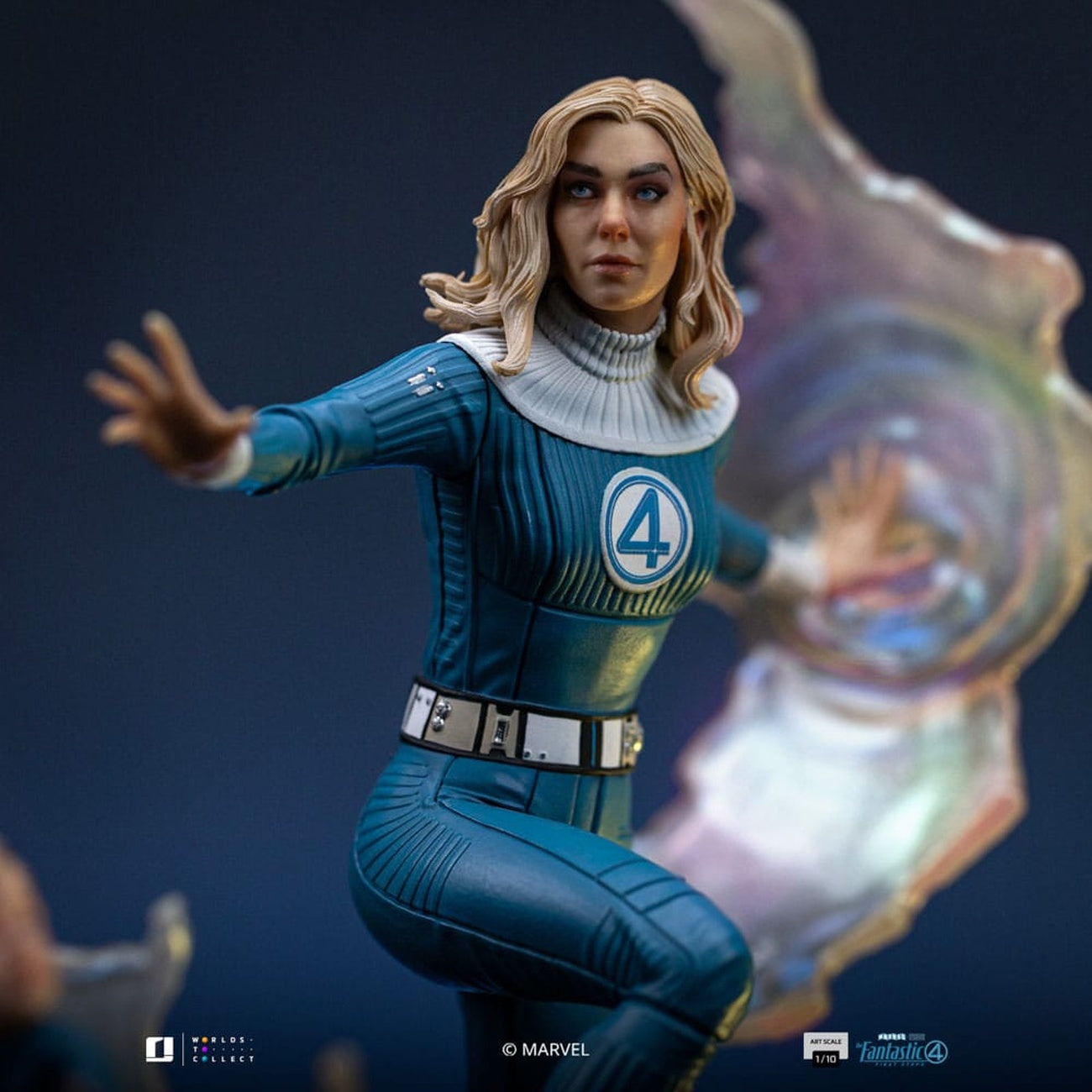 Zdjęcie produktu Fantastic Four Figura Art Scale 1/10 Invisible Woman i Franklin 28 cm