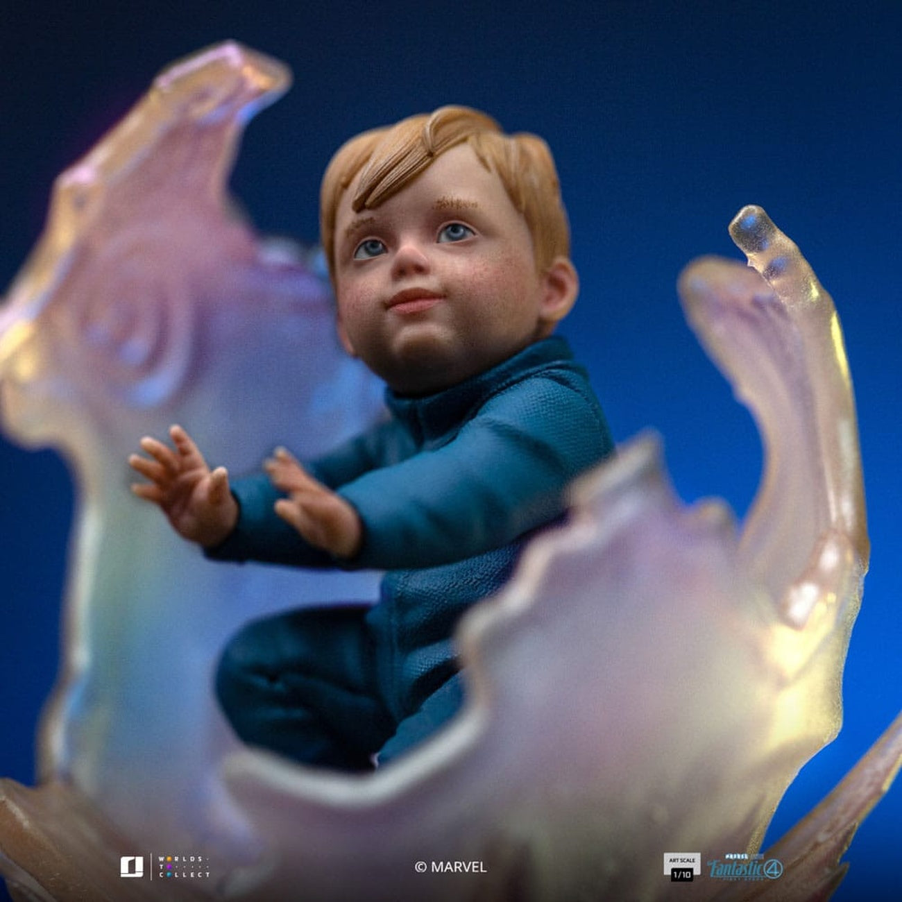 Zdjęcie produktu Fantastic Four Figura Art Scale 1/10 Invisible Woman i Franklin 28 cm