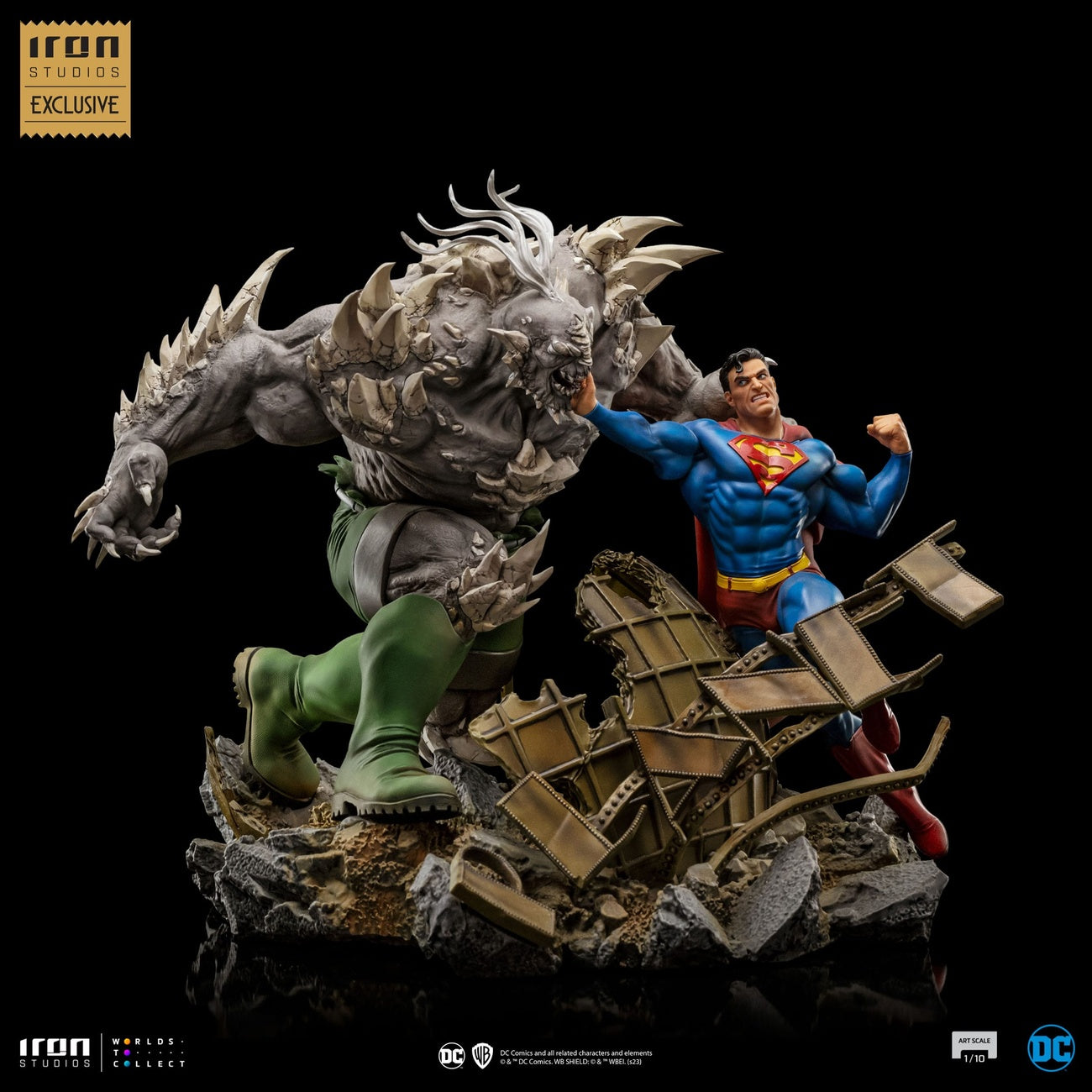 Zdjęcie produktu DC Comics BDS Art Scale Figura 1/10 Superman vs Doomsday heo EU Exclusive 30 cm