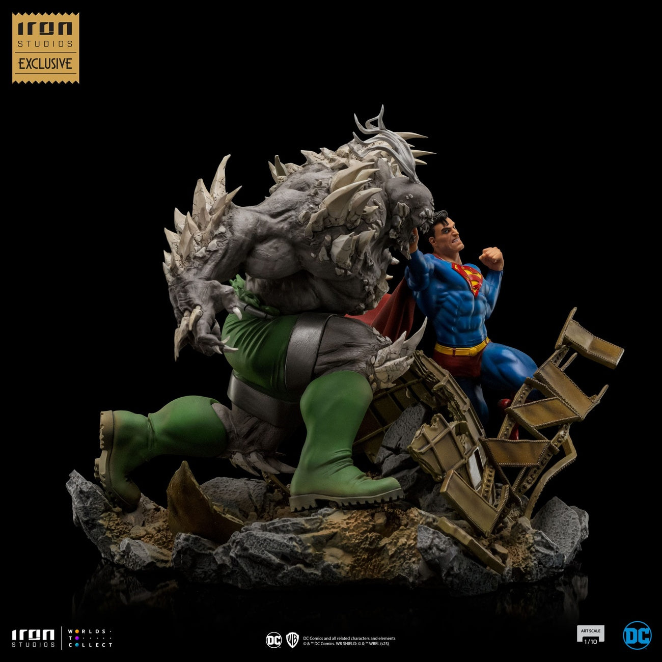 Zdjęcie produktu DC Comics BDS Art Scale Figura 1/10 Superman vs Doomsday heo EU Exclusive 30 cm