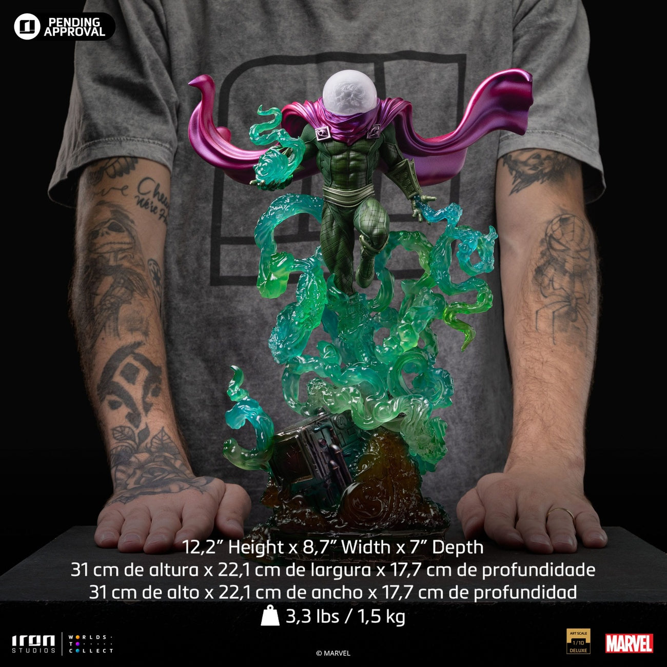 Zdjęcie produktu Marvel Deluxe Figurka Art Scale 1/10 Mysterio 31 cm