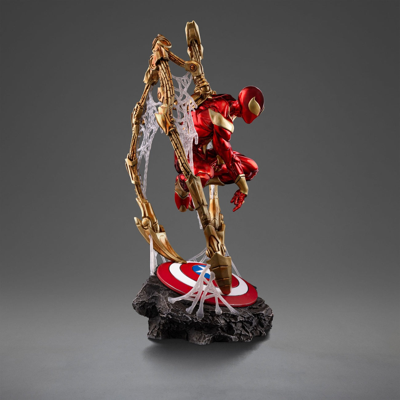 Zdjęcie produktu Marvel Art Scale Deluxe Figura 1/10 Spider-Man Iron Armor Comics (Ekskluzywne wydanie CCXP 2024) 24 cm