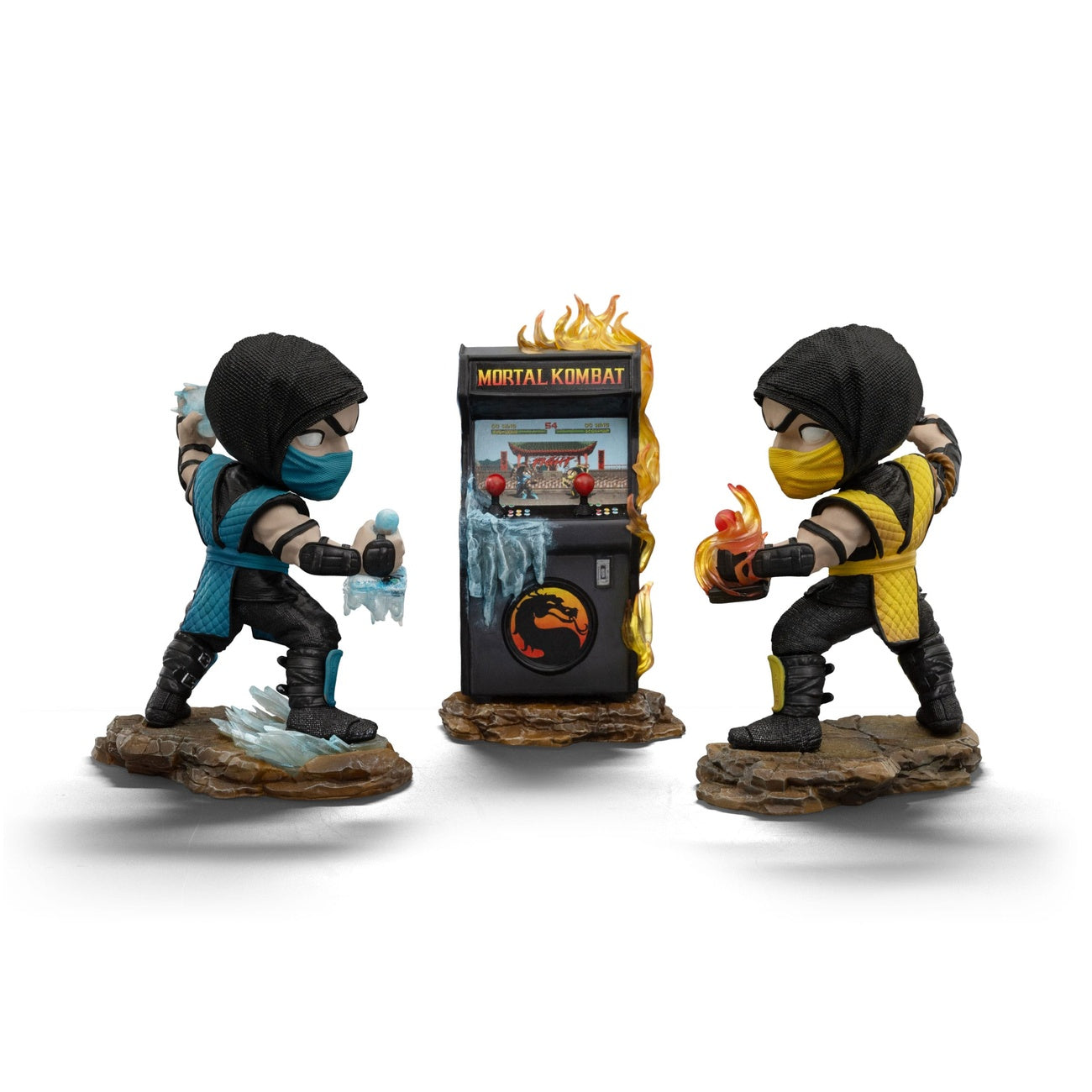 Zdjęcie produktu Mortal Kombat Mini Co. figurki PVC Scorpion vs Subzero Arcade Set 15 cm
