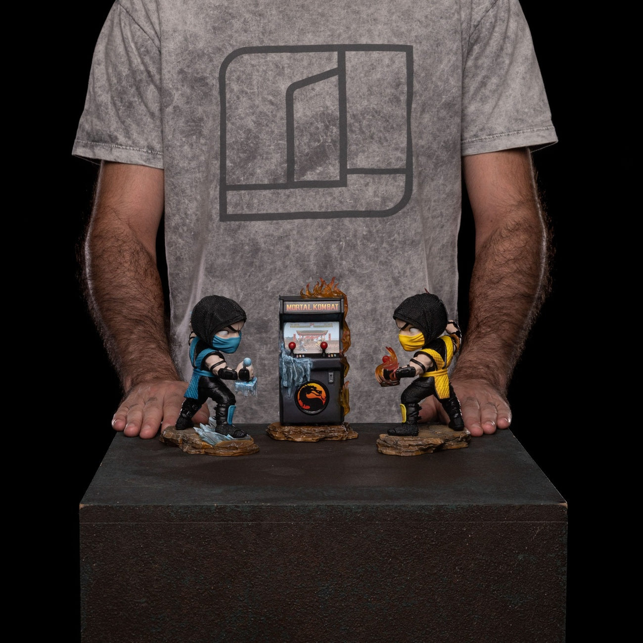 Zdjęcie produktu Mortal Kombat Mini Co. figurki PVC Scorpion vs Subzero Arcade Set 15 cm