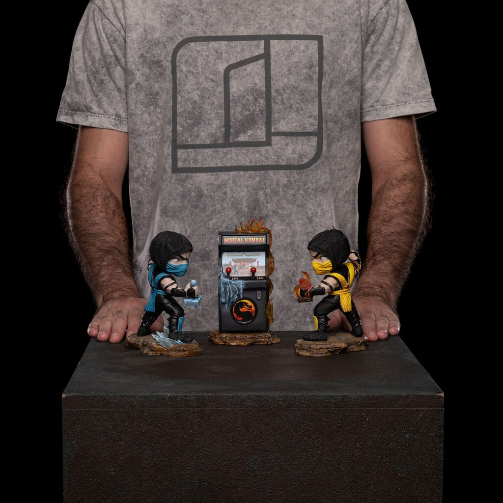 Zdjęcie produktu Mortal Kombat Mini Co. figurki PVC Scorpion vs Subzero Arcade Set 15 cm