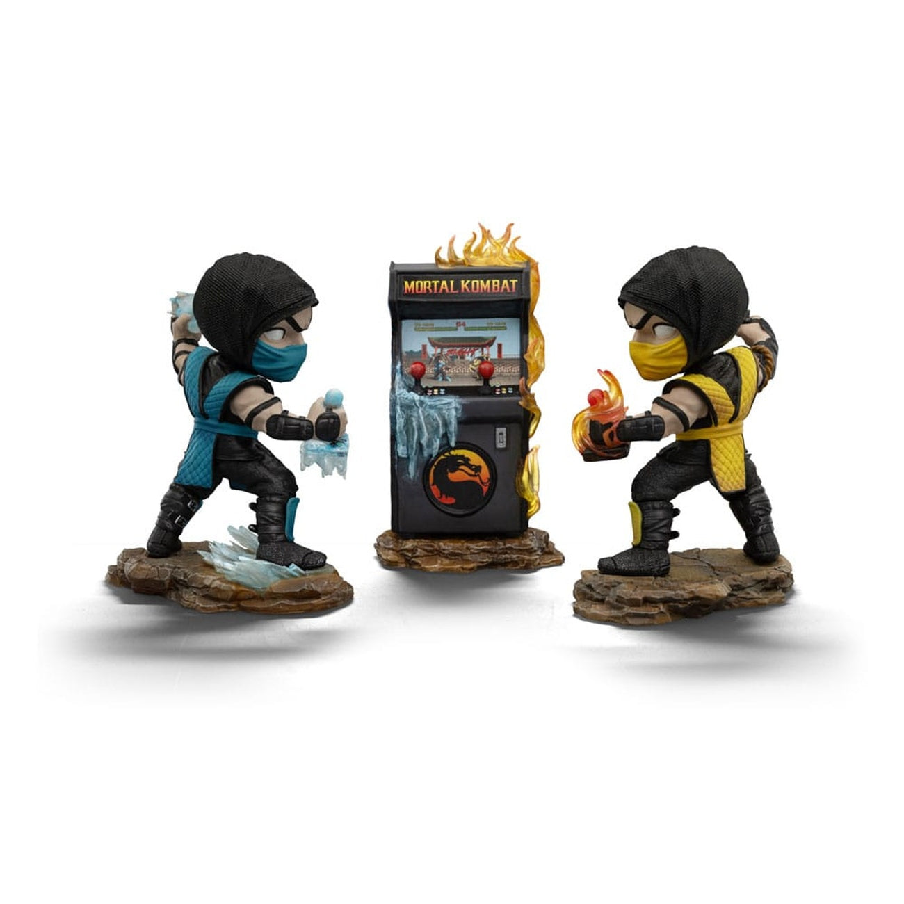 Zdjęcie produktu Mortal Kombat Mini Co. figurki PVC Scorpion vs Subzero Arcade Set 15 cm