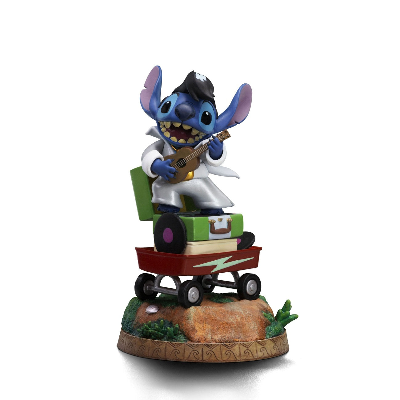 Zdjęcie produktu Lilo & Stitch Figura Art Scale 1/10 Stitch King of Rock 17 cm