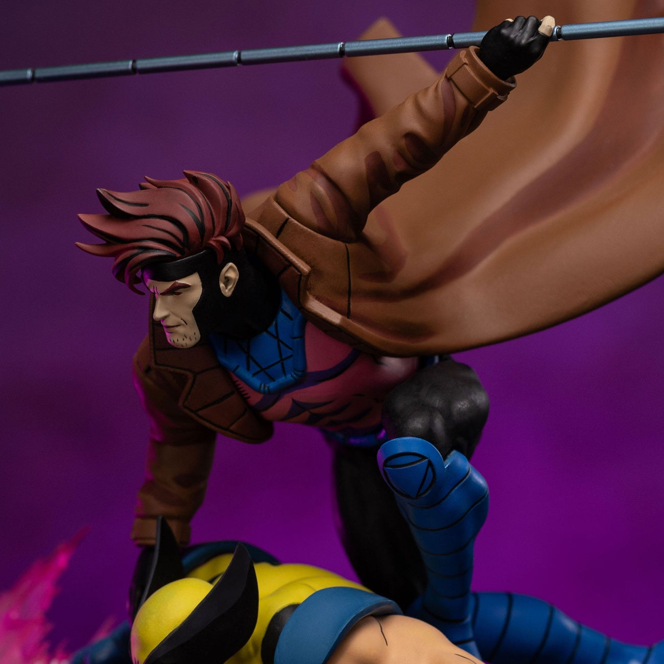 Zdjęcie produktu Marvel Deluxe Art Scale Figura 1/10 X-Men97 Gambit i Wolverine 29 cm