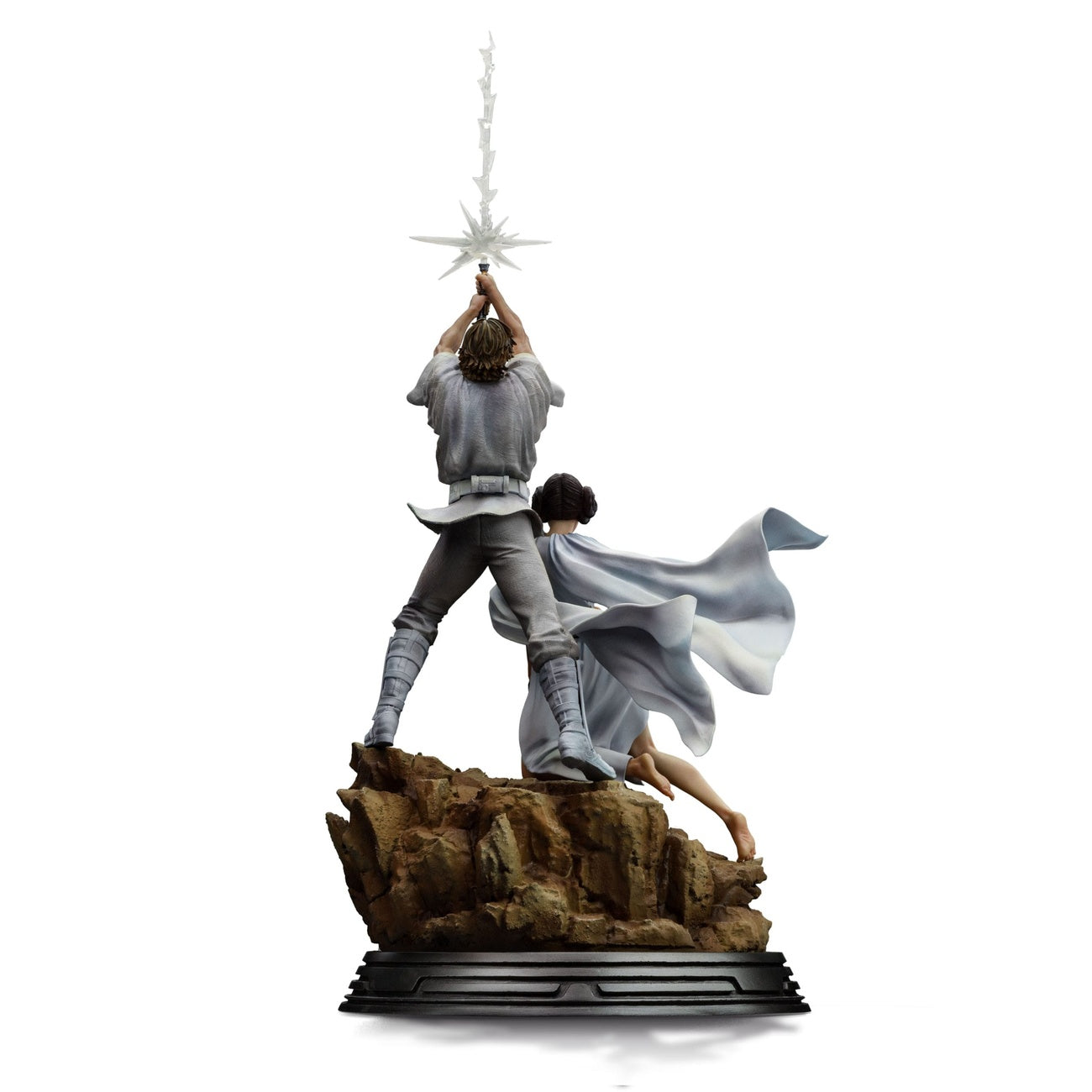 Zdjęcie produktu Star Wars Deluxe Art Scale Figura 1/10 Luke i Leia 41 cm