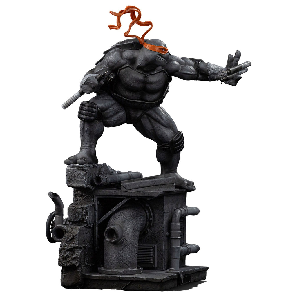Zdjęcie produktu Teenage Mutant Ninja Turtles Figura Art Scale 1/10 Michelangelo Wersja Czarnobiała 26 cm heo exclusive