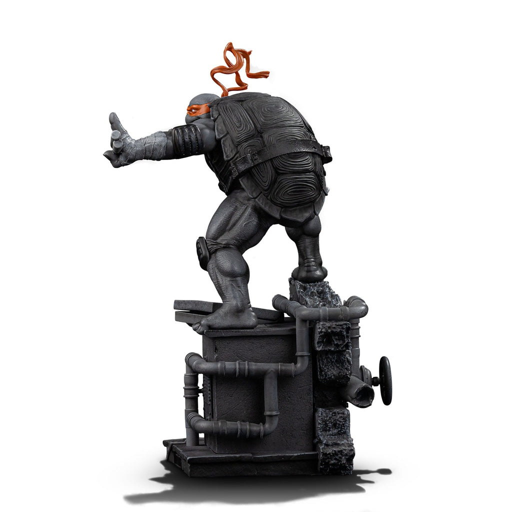 Zdjęcie produktu Teenage Mutant Ninja Turtles Figura Art Scale 1/10 Michelangelo Wersja Czarnobiała 26 cm heo exclusive