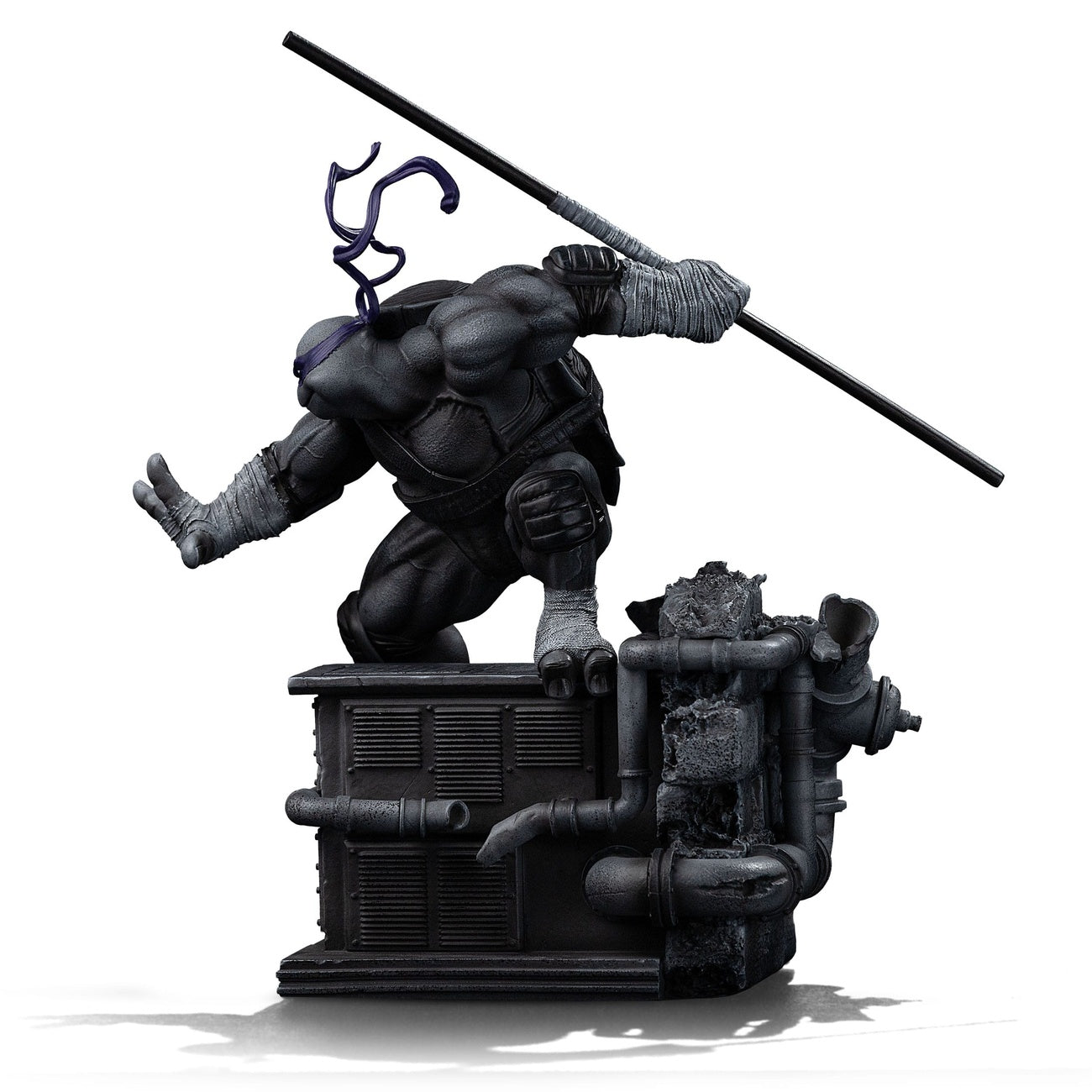 Zdjęcie produktu Teenage Mutant Ninja Turtles Figurka Art Scale 1/10 Donatello Wersja Czarnobiała 26 cm heo exclusive