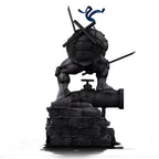 Zdjęcie produktu Teenage Mutant Ninja Turtles Figura Art Scale 1/10 Leonardo Wariant Czarny i Biały 26 cm heo exclusive