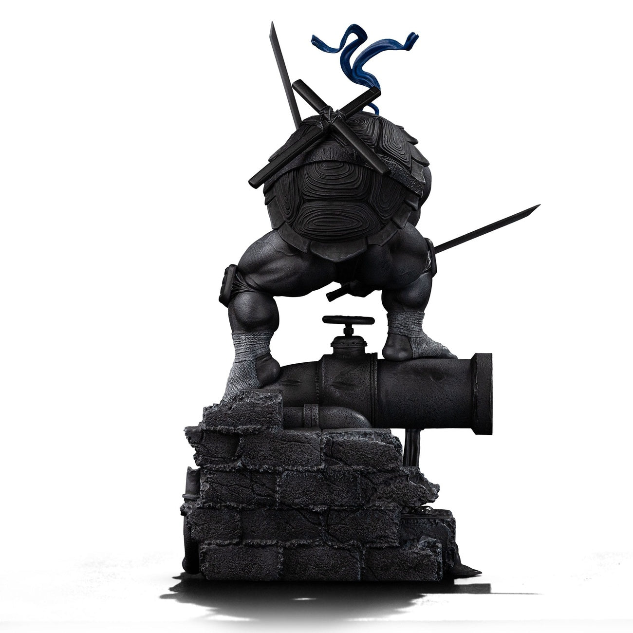 Zdjęcie produktu Teenage Mutant Ninja Turtles Figura Art Scale 1/10 Leonardo Wariant Czarny i Biały 26 cm heo exclusive