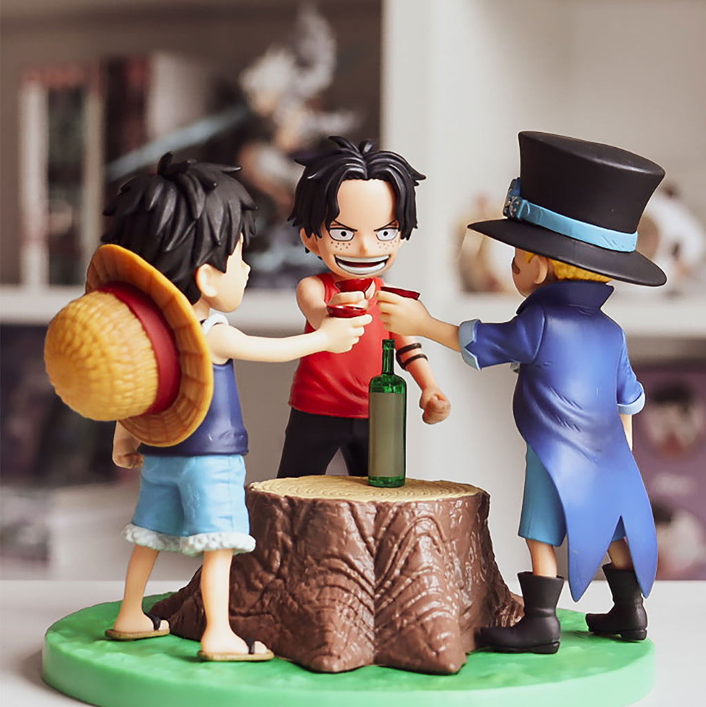 Zdjęcie produktu One Piece - Figurka Ace, Sabo i Luffy Dramatic Memories Ichibansho
