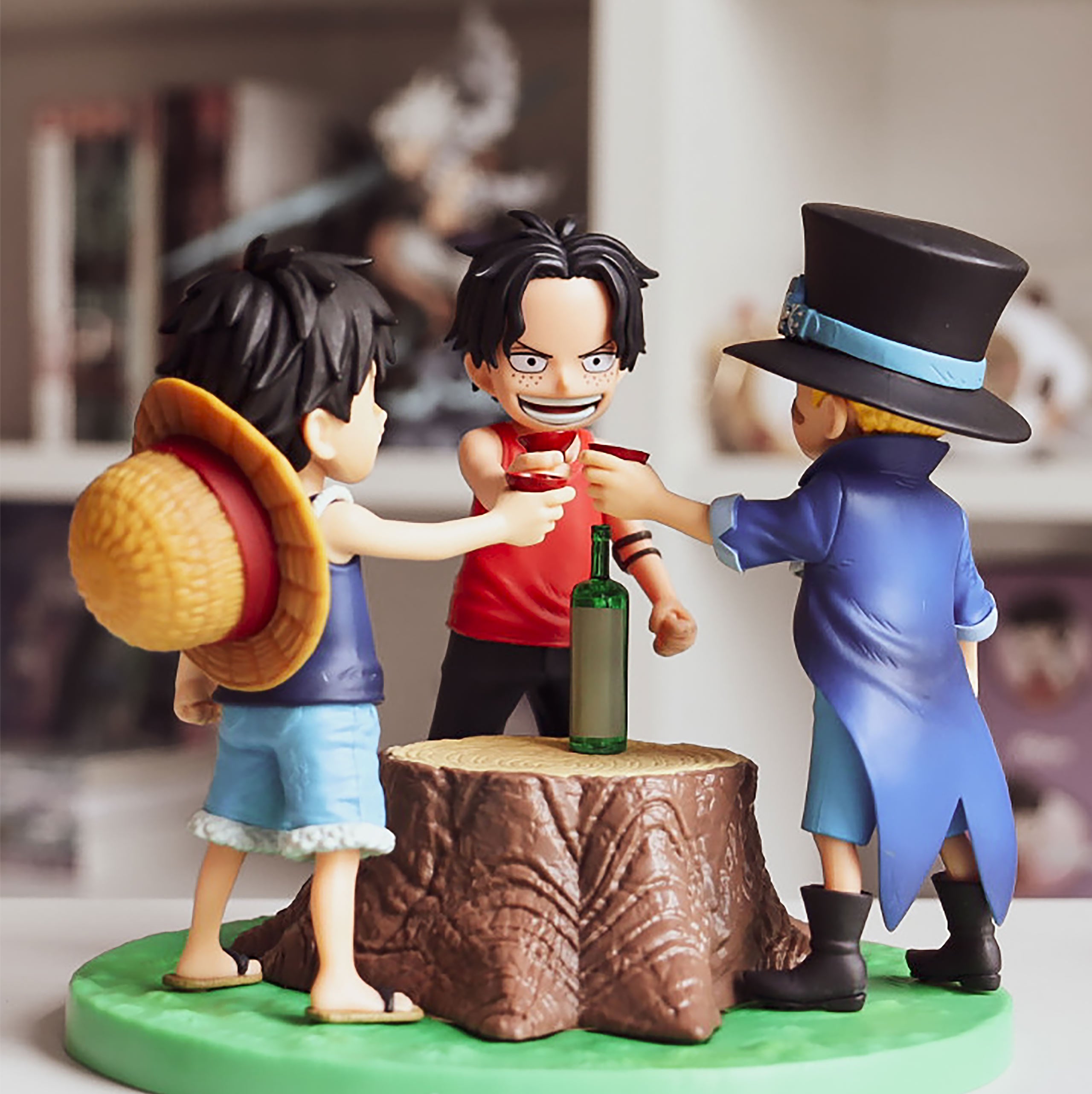 Zdjęcie produktu One Piece - Figurka Ace, Sabo i Luffy Dramatic Memories Ichibansho