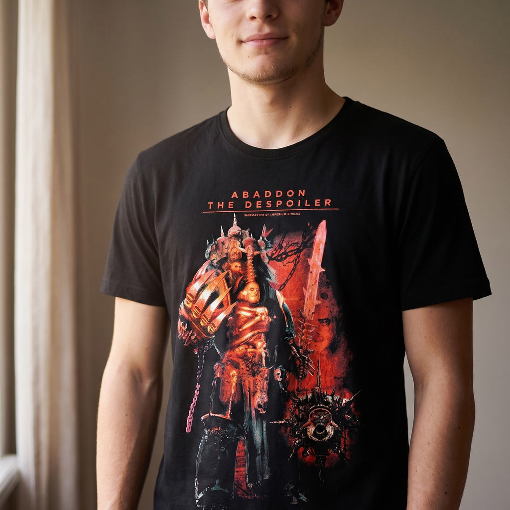 Zdjęcie produktu Warhammer - Abaddon The Despoiler czarna koszulka