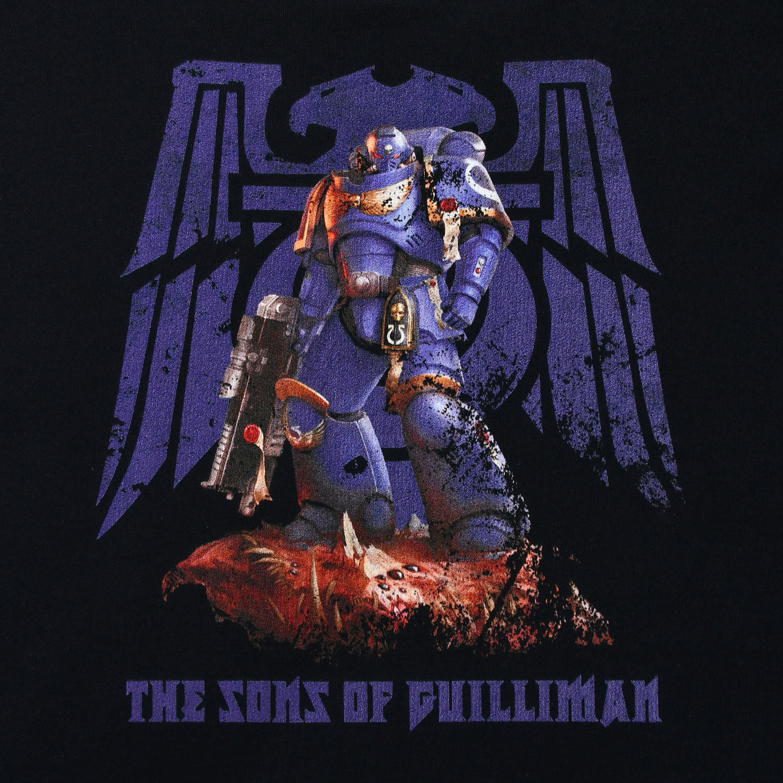 Zdjęcie produktu Warhammer - Bluza z kapturem Space Marines, czarna