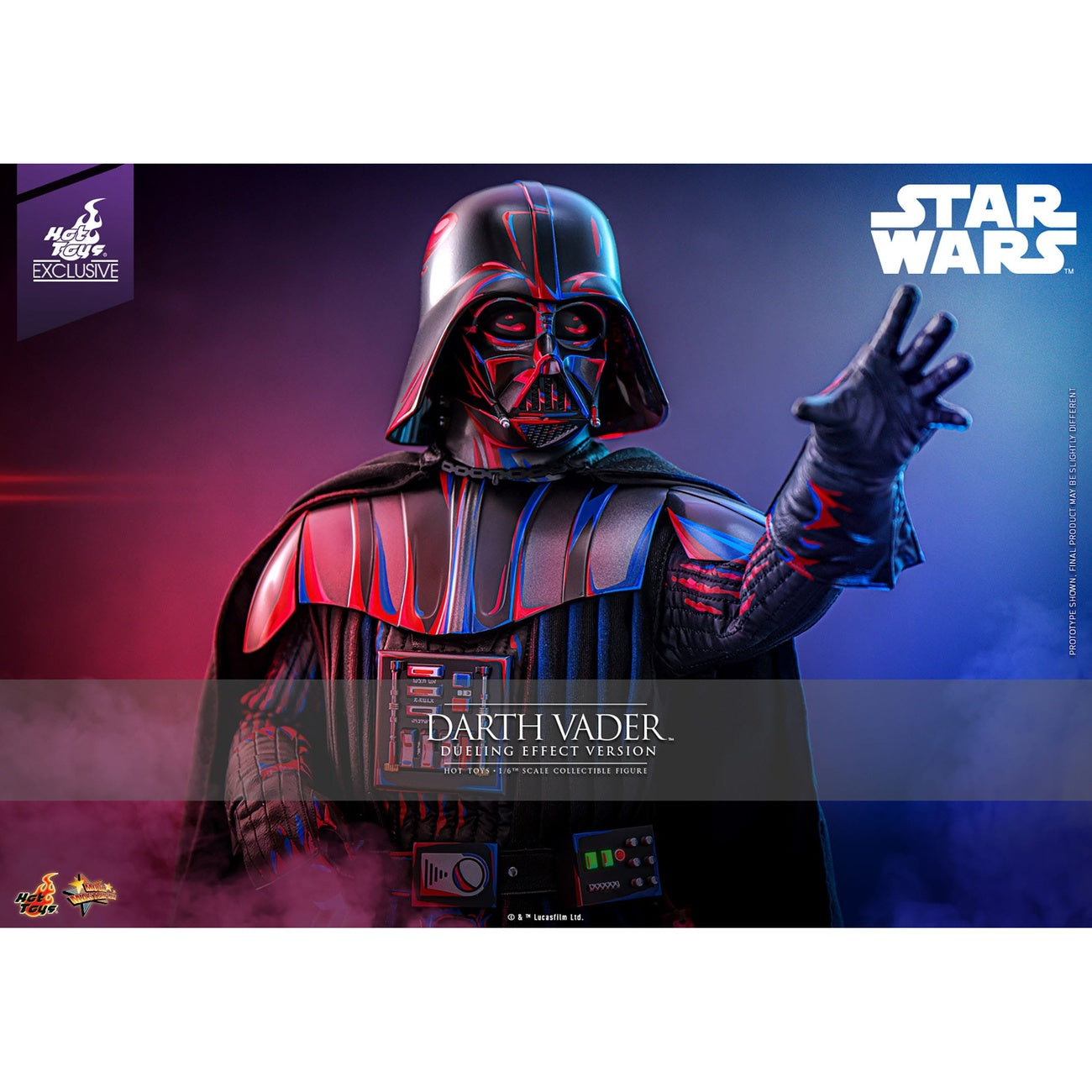 Product image Star Wars Movie Masterpiece Action Figure 1/6 Darth Vader (Dueling Effect Version) Hot Toys Exclusive 35 cm